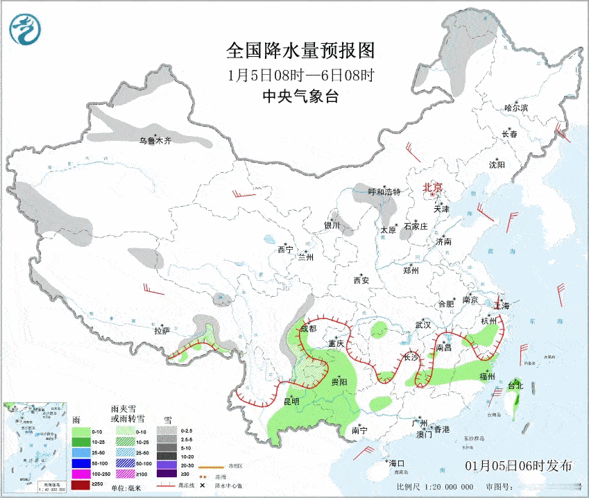 【一周天气——干燥】本周（1月5日-11日），正值小寒节气，天气最大特点不是寒，
