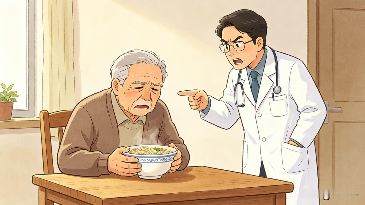 人生匆匆忙忙一辈子！要对身体好才是最大的财富！我举个例子：一名65岁男子每次吃面