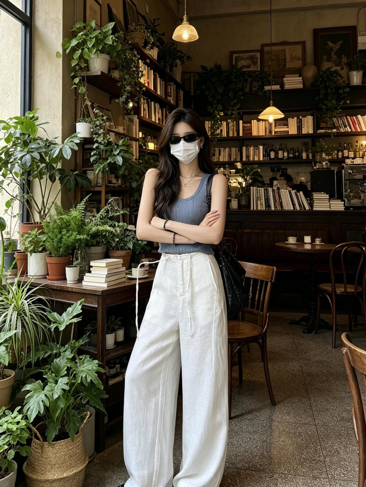 在复古咖啡馆里，享受悠闲时光🌿📚🍂