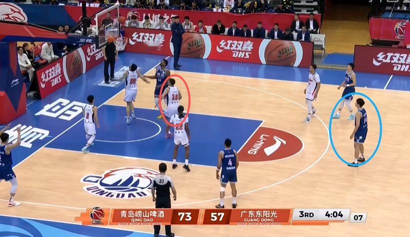 这种分该给他拿就给了，协防有什么意义？人家传出来，你漏的是赵嘉义，人家比分领先的