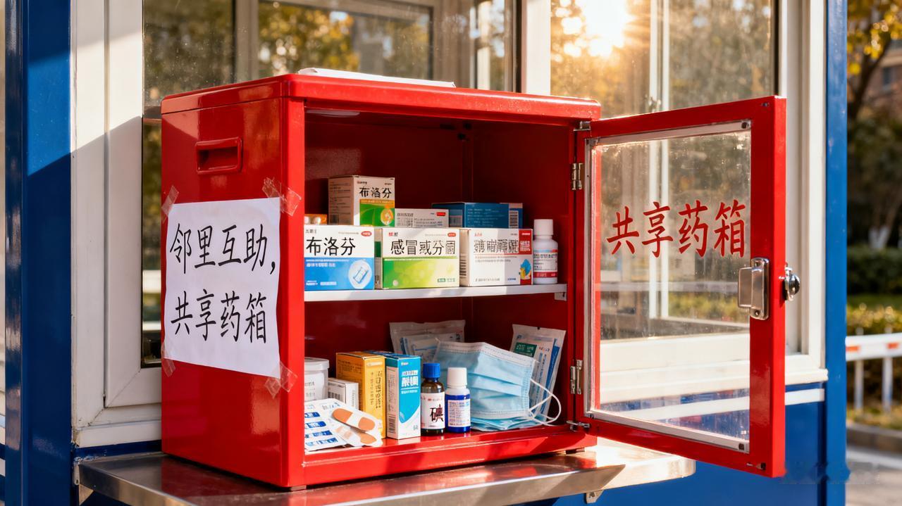 社会热点新闻：小区里的“共享药箱”火了！邻居们你一我一，寒冬里暖了人心
 
最近