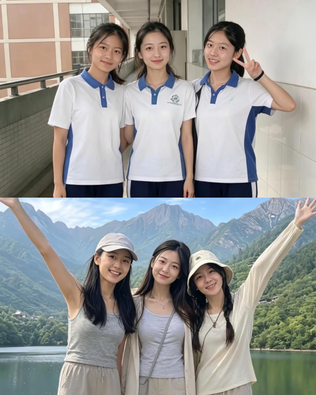 看看大一和大三的区别有多大？