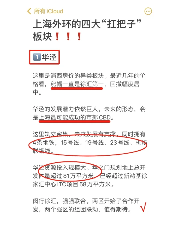 上海外环的四大“扛把子”板块❗️❗️❗️