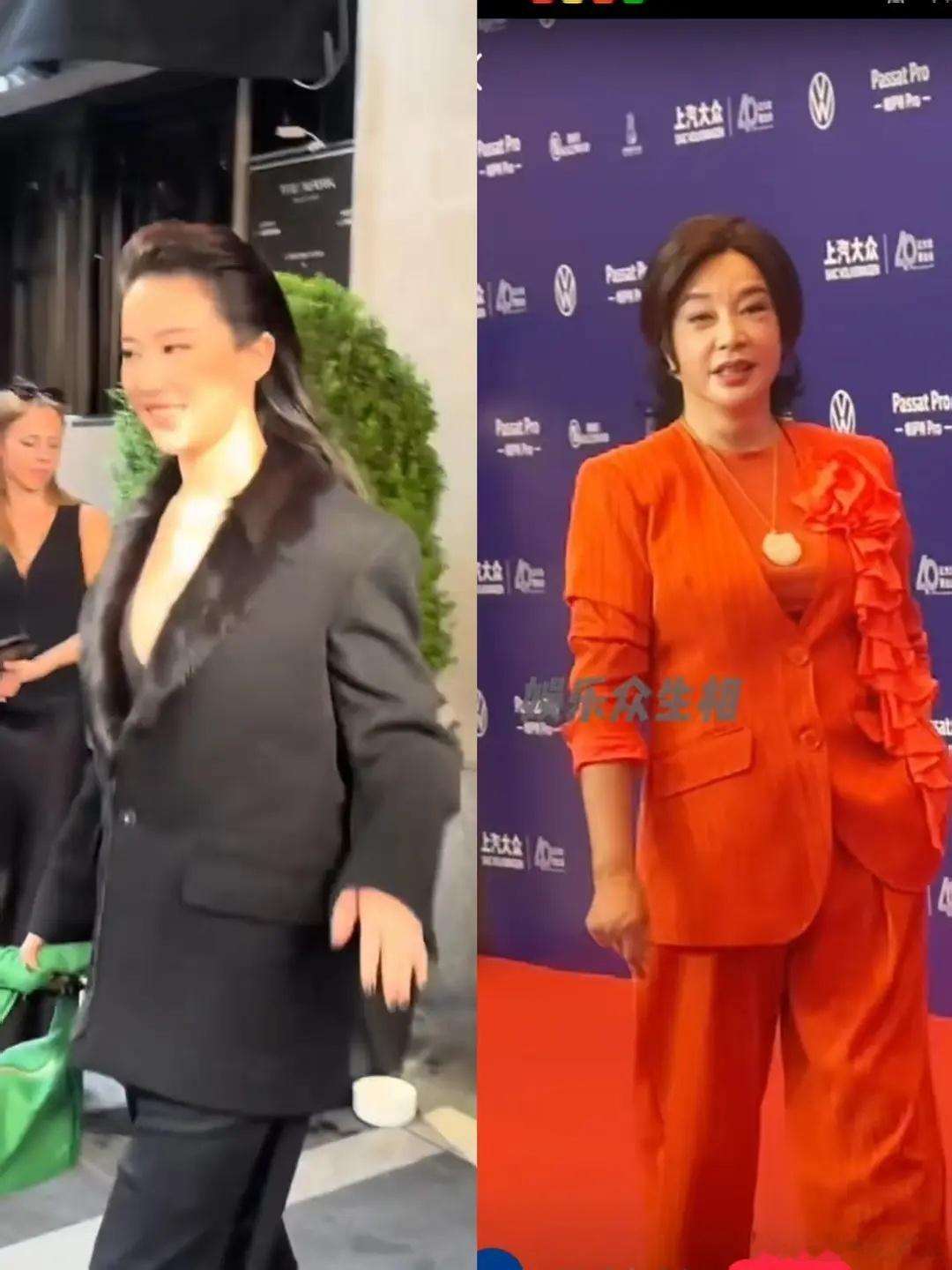 刘亦菲是谎报年龄了吗 还不如庆奶有精神