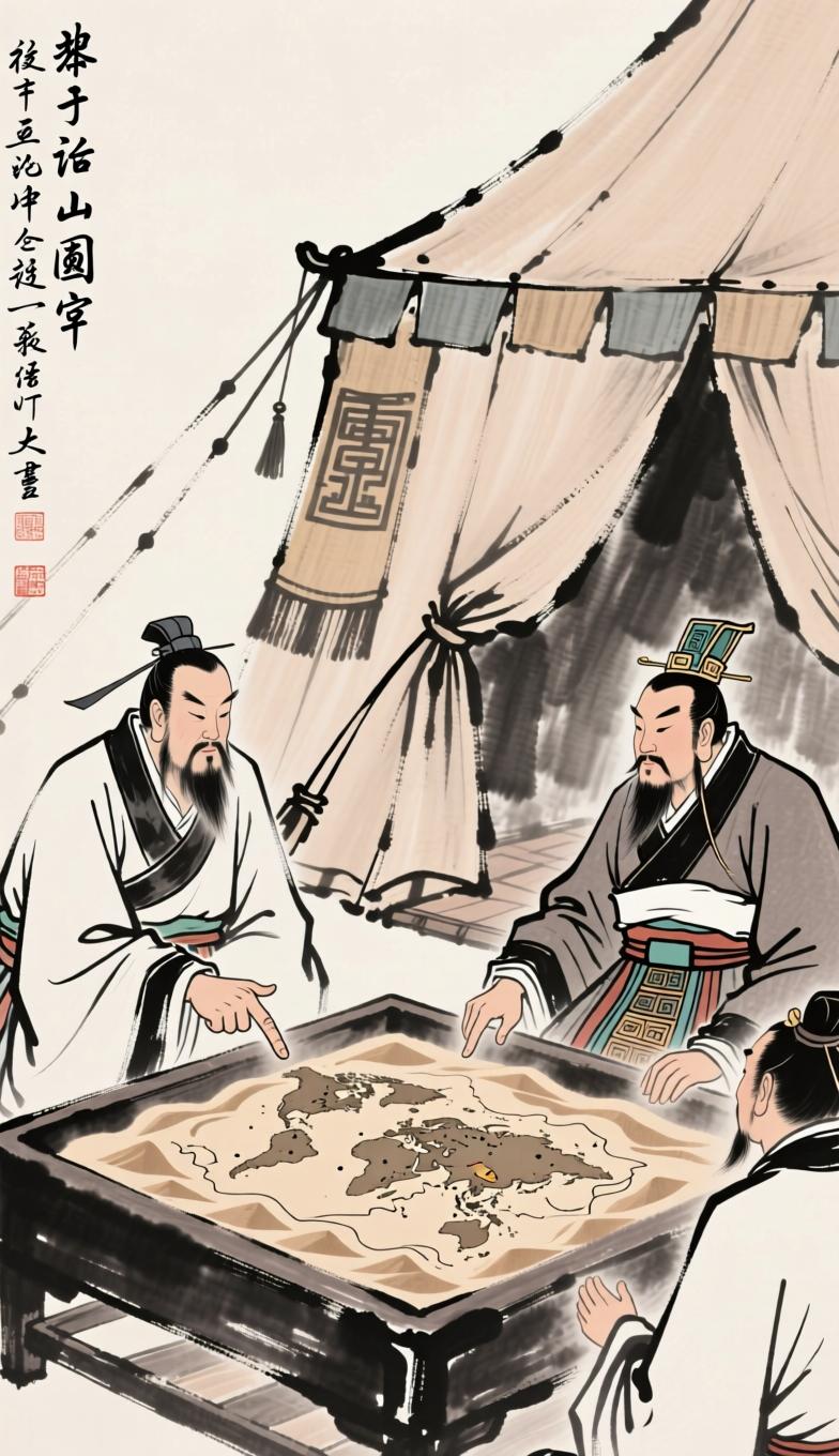 标题：大明能一统天下，全靠刘伯温这八字定国战略！
 
元末群雄割据，朱元璋被陈友