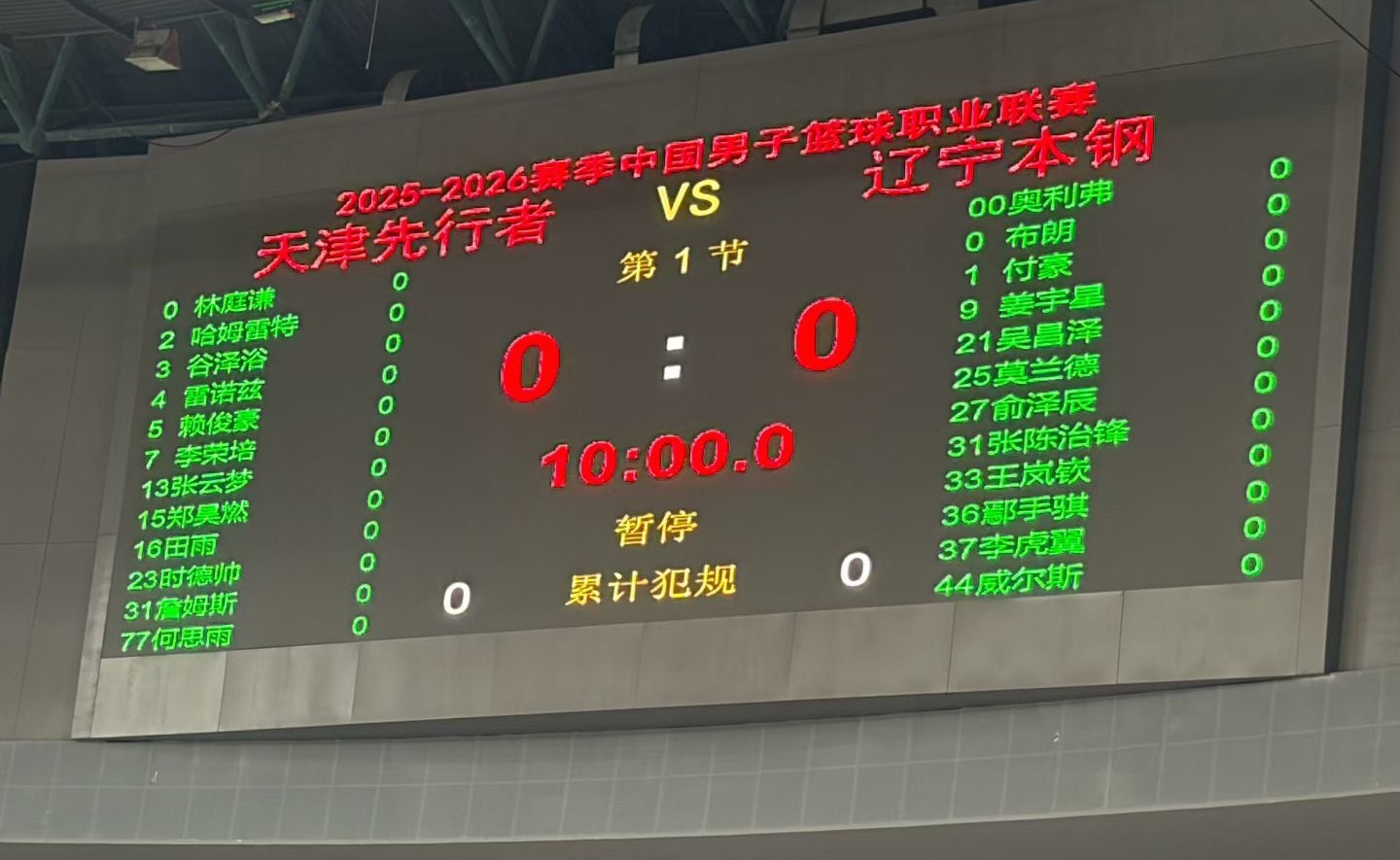 加油，辽宁男篮 