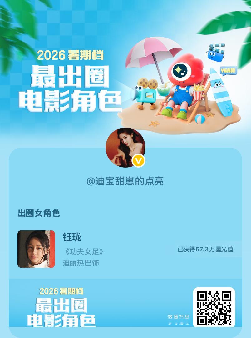 2026暑期档最出圈电影角色正在评选中，和暑期档角色携手共赴夏日星光派对，还有机