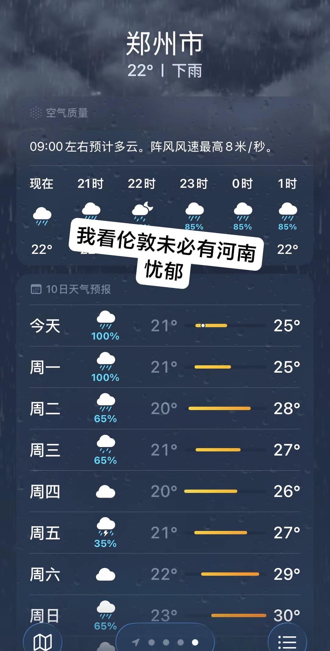下雨 河南 忧郁
