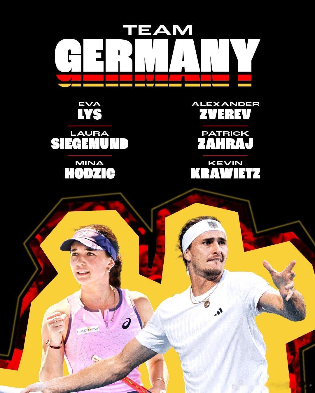 2026联合杯 🇩🇪德国队阵容兹维列夫、利斯、西格蒙德还是蛮强的吧网球tal