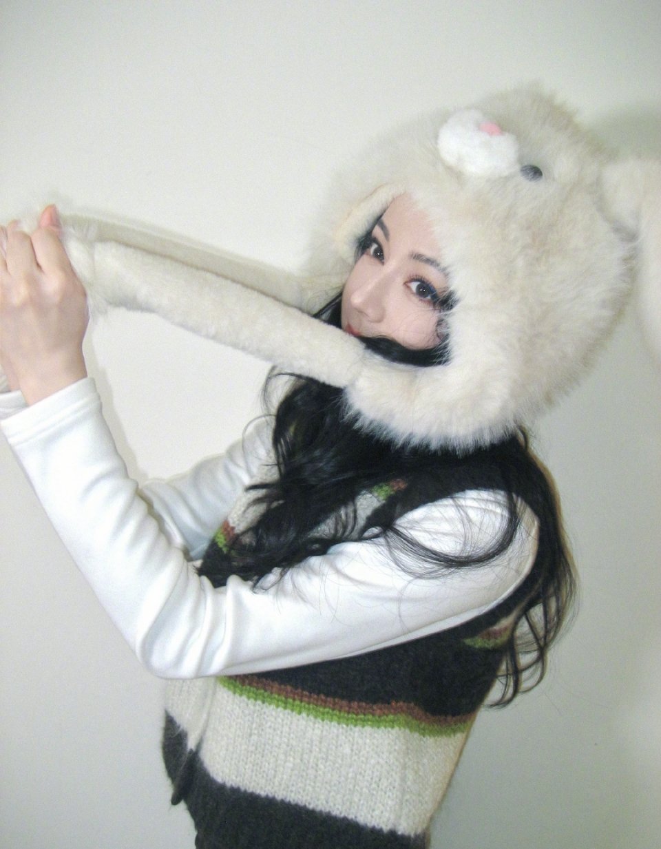 迪丽热巴毛茸茸兔耳迪丽热巴可爱毛茸茸返场🐰迪丽热巴迪丽热巴