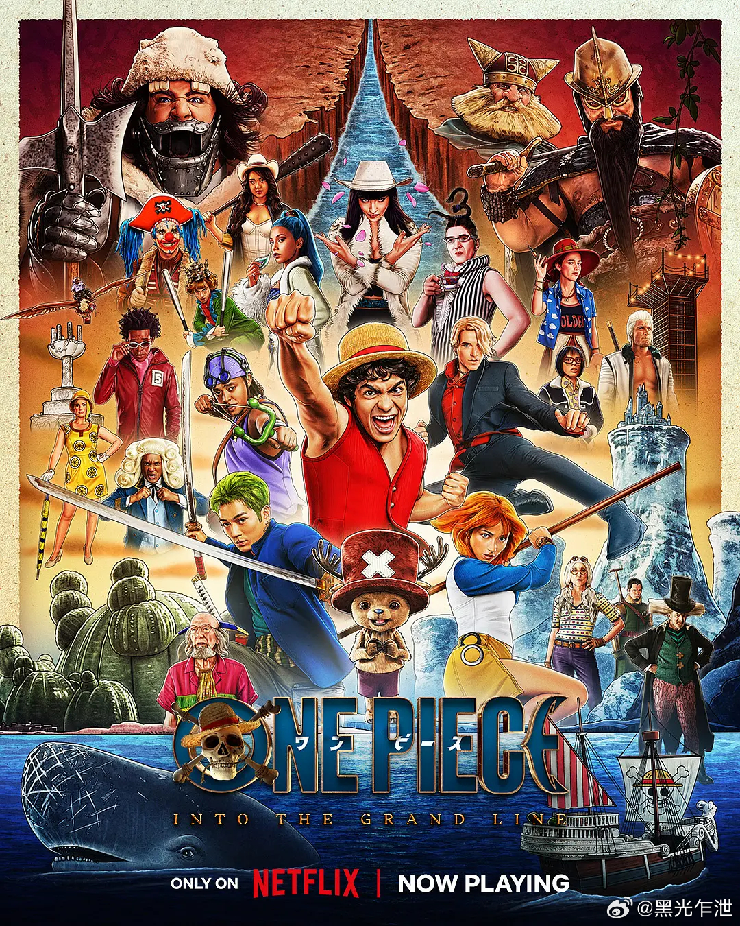 NETFLIX新剧《海贼王》第二季豆瓣评分涨至8.8： 