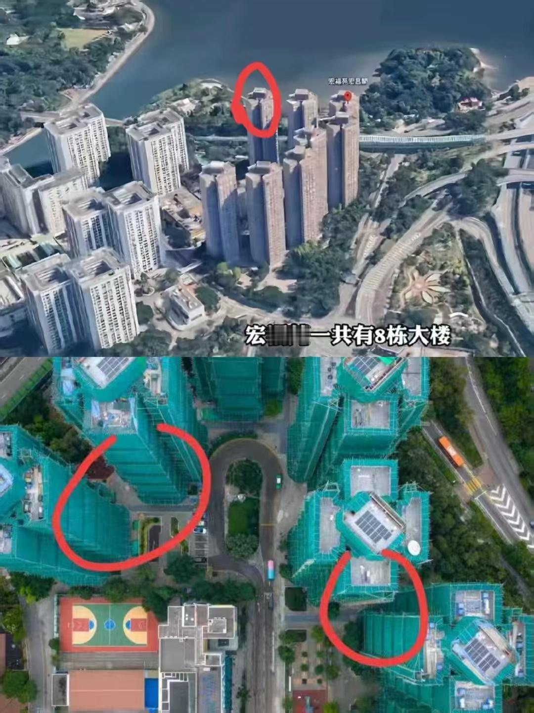 原来那栋楼没被烧，
早就有迹可循！
那天风向是从海那边往里面吹，那栋楼刚好在最外