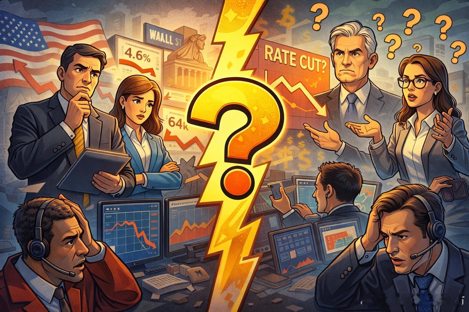 非农“偏弱”却不改剧本：华尔街吵翻了，降息预期反而更纠结昨夜公布的11月非农，把