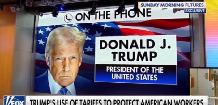 特朗普今天（4月13日）说：“我对所有进口中国汽车征收100%关税。他们正在冲击