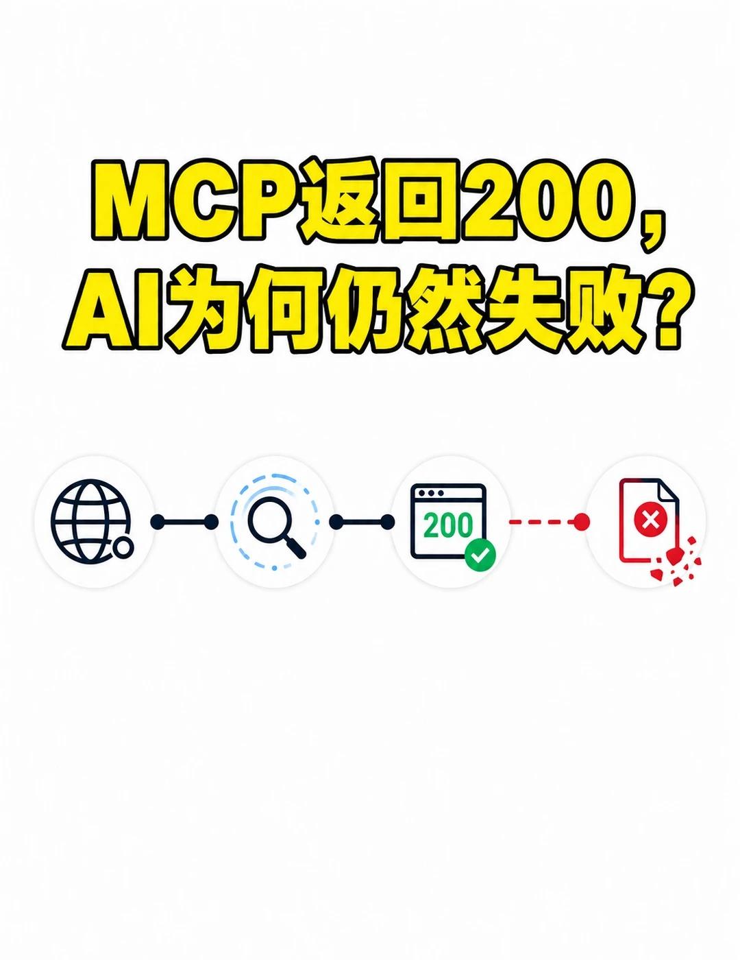 MCP返回200，AI为何仍然失败？
你的 MCP 接口明明全是 200，AI 