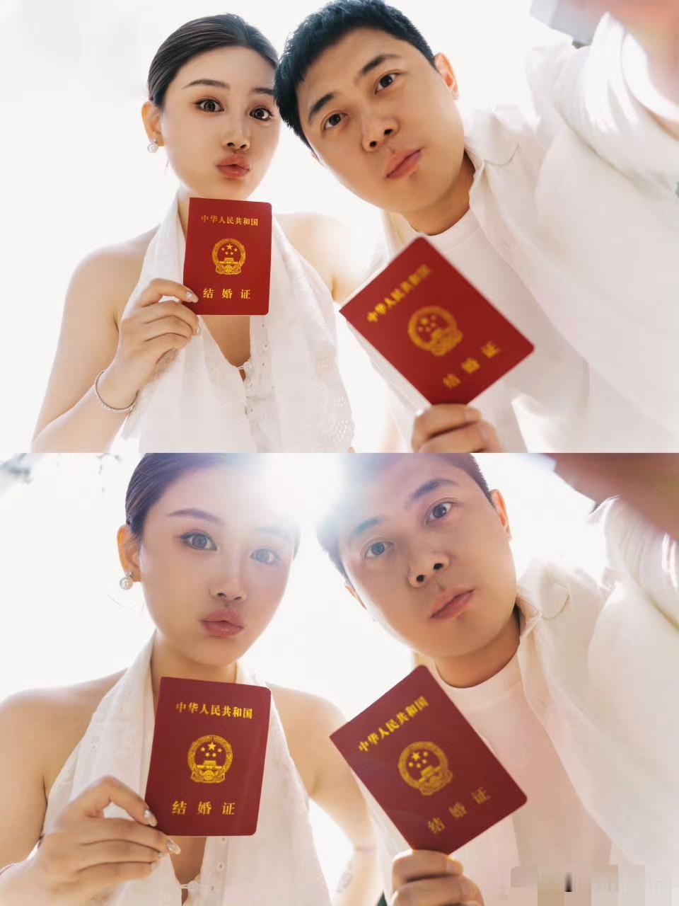 《爱笑会议室》的肖旭官宣结婚，新娘却不是相恋13年的石蕊。5月29日，肖旭晒证示
