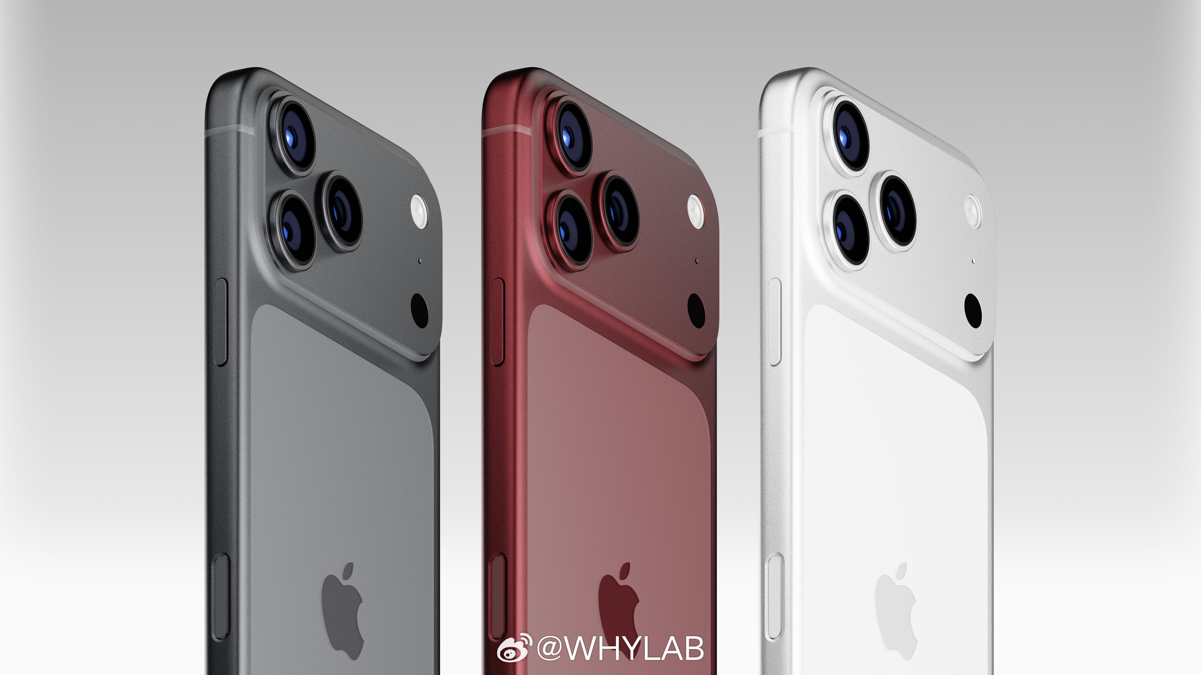 iPhone 18 Pro 系列可能的配色方案，灰色、银色、深红色，好看吗？ 
