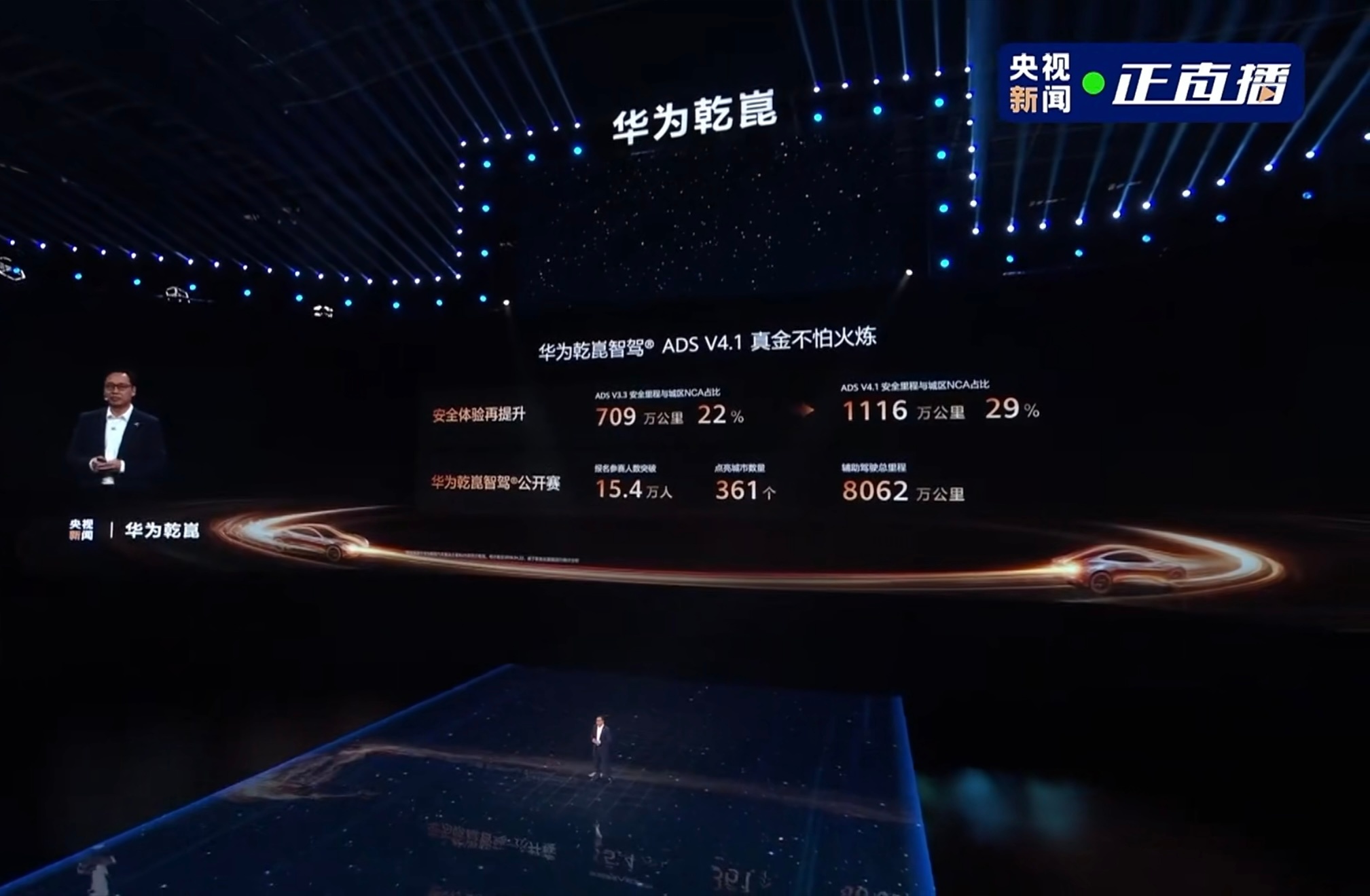 华为乾崑ADS 3.3升级到4.1，城区NCA里程占比从22%提升到29%未来 