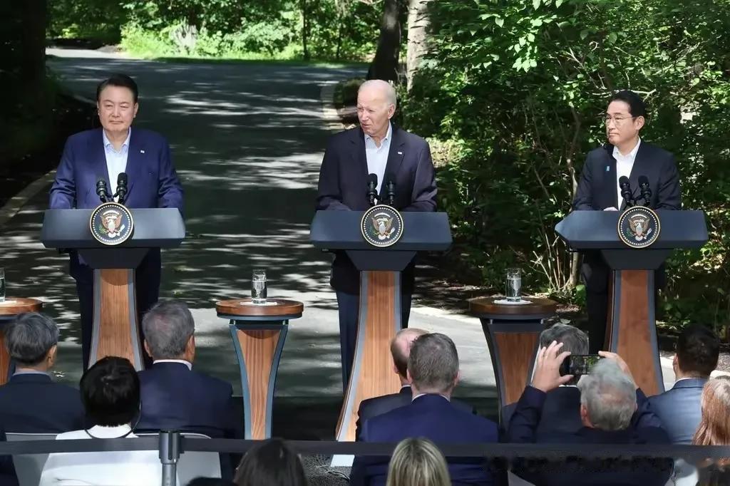 昨天戴维营会议召开，日韩和美国搞亚洲版北约大概率是要成的。
疫情看来只是延缓了新