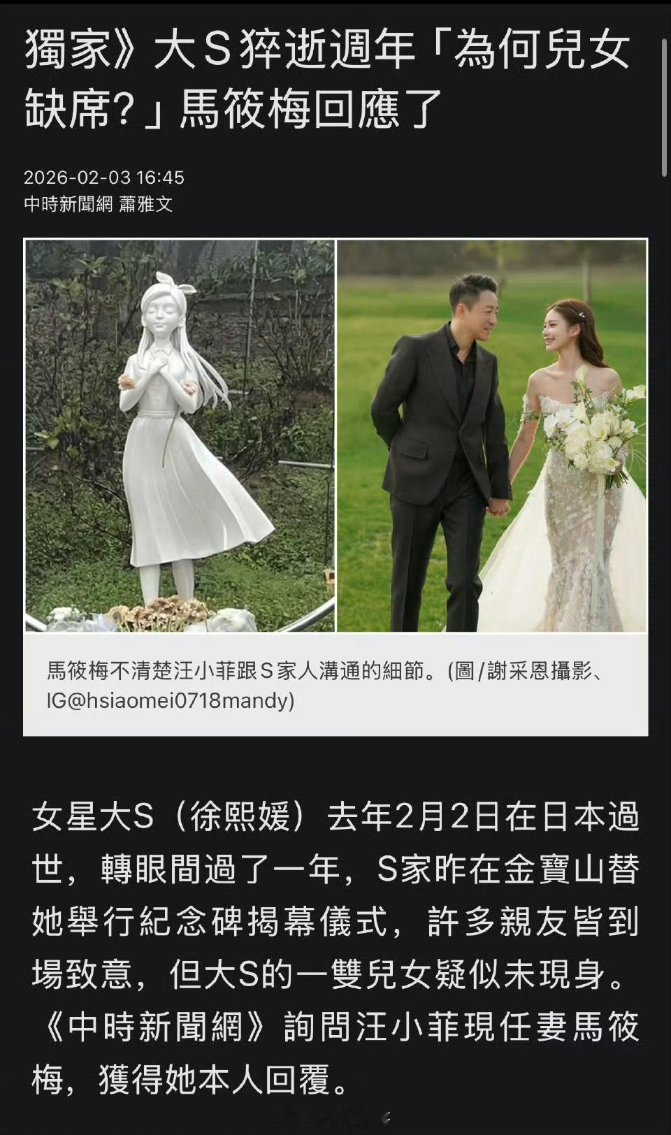 其实我想说的是，如果是真的爱，真的思念，搞雕像能不能像大s一点对于现在的工艺来说