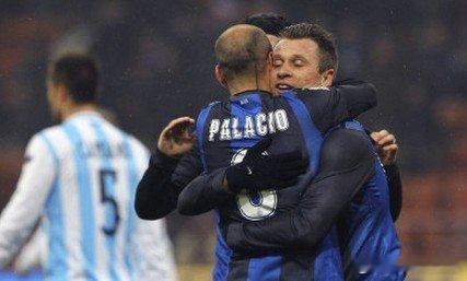 【意甲-帕拉西奥传射国米2-0四轮首胜】意甲第20轮开始第2场角逐，国际米兰主场