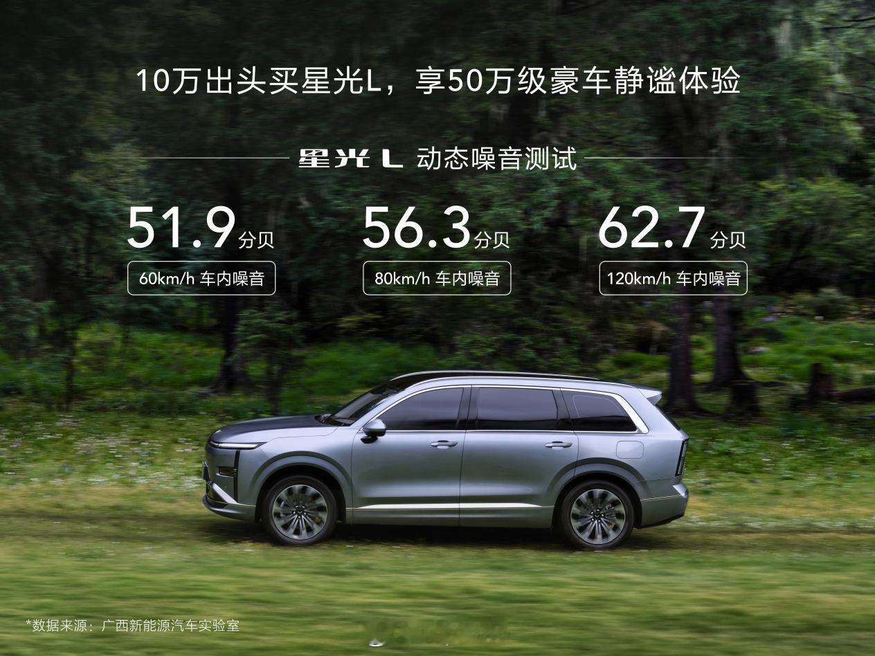 星光L全系标配50余处声学包：10万级SUV，也能有高级静谧感近日，星光L上市两