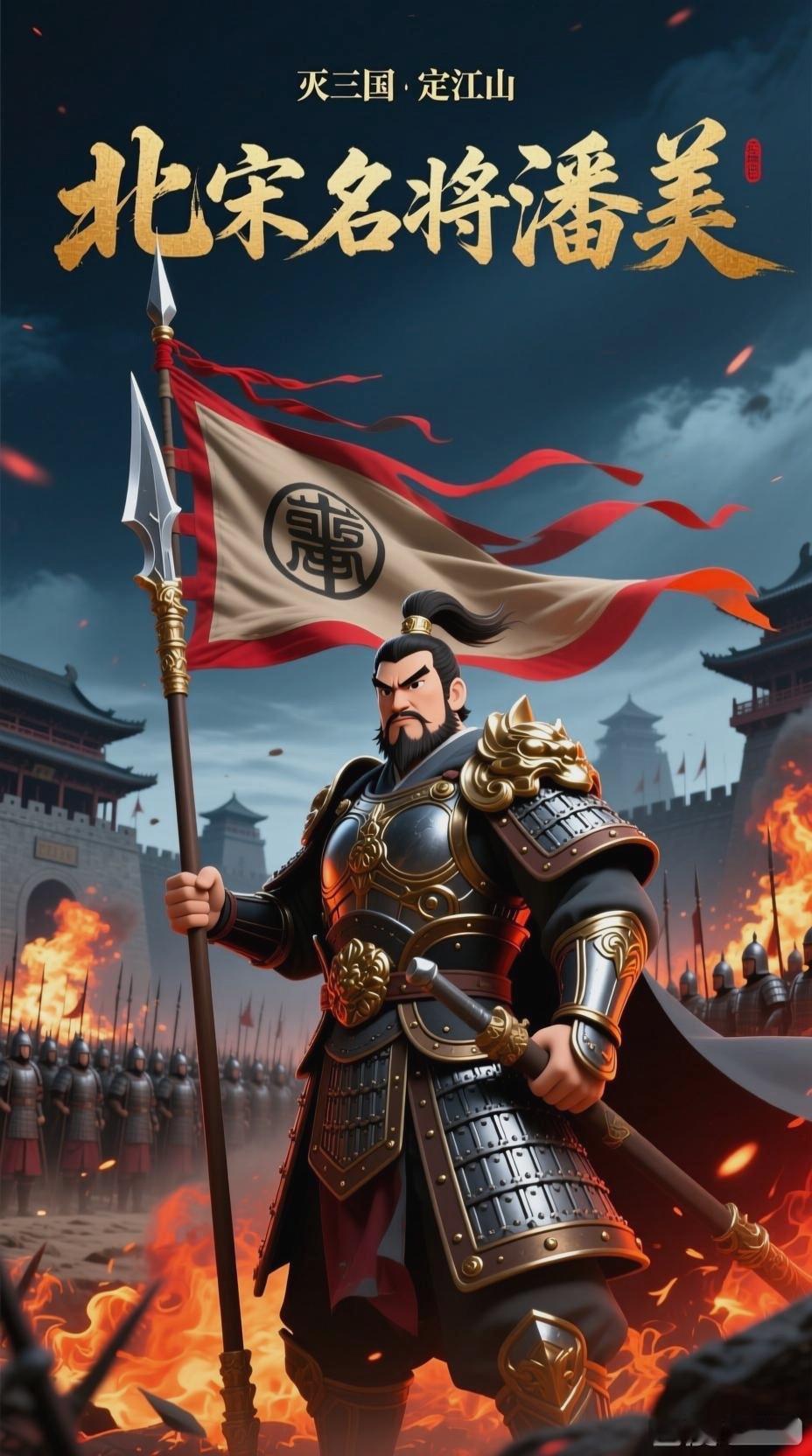潘美作为北宋开国名将，平南汉、灭南唐，为大宋统一立下赫赫战功。雍熙北伐中杨业战死