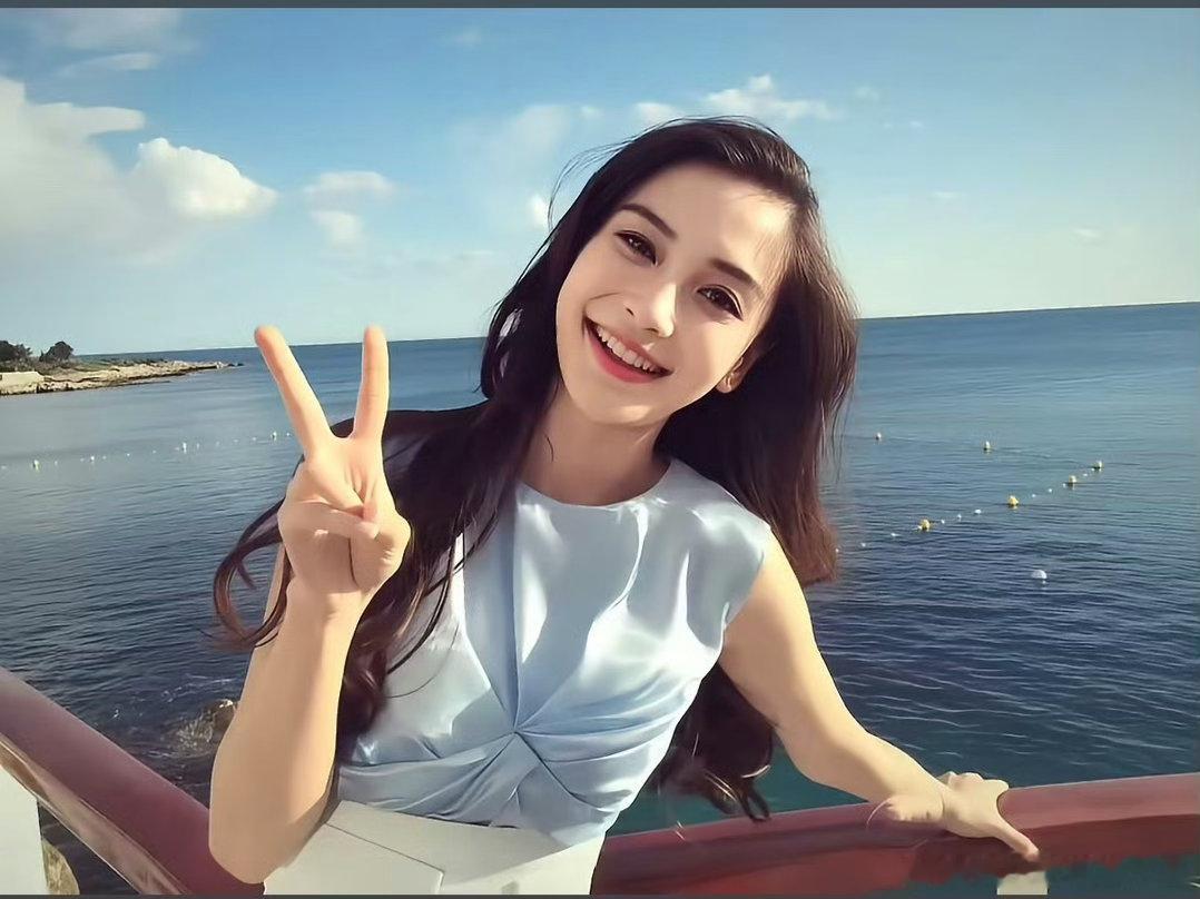 偶遇Angelababy和朋友海岛度假 这是什么神仙偶遇！😭😭Angelab