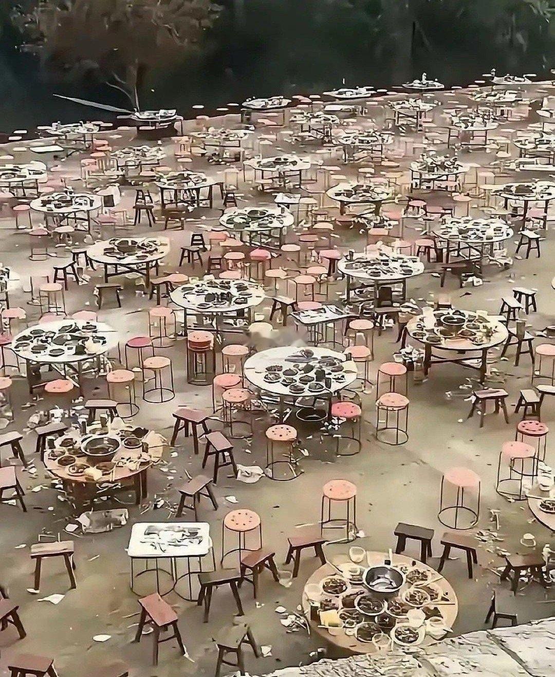 这酒席太惨了主人得咋收场啊 