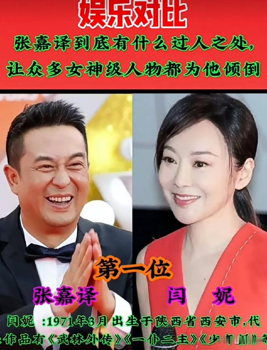 你们说张嘉译到底有什么过人之处
让众多女神级都为之倾倒？