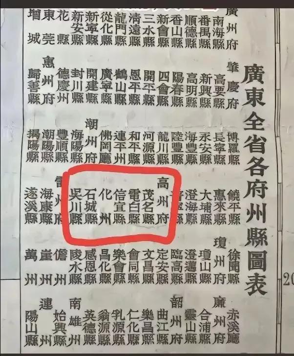 重温古代历史，使其永载史册！
明清时期的广东下四府：高州府、雷州府、廉州府、琼州