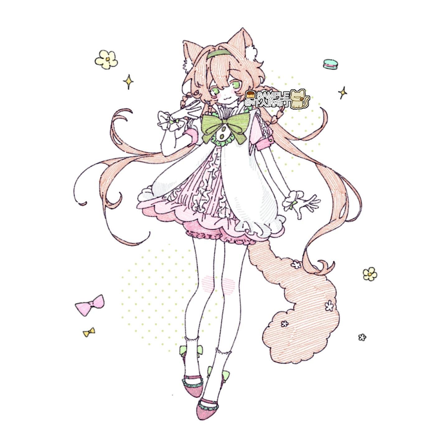 🧁。服设稿件～