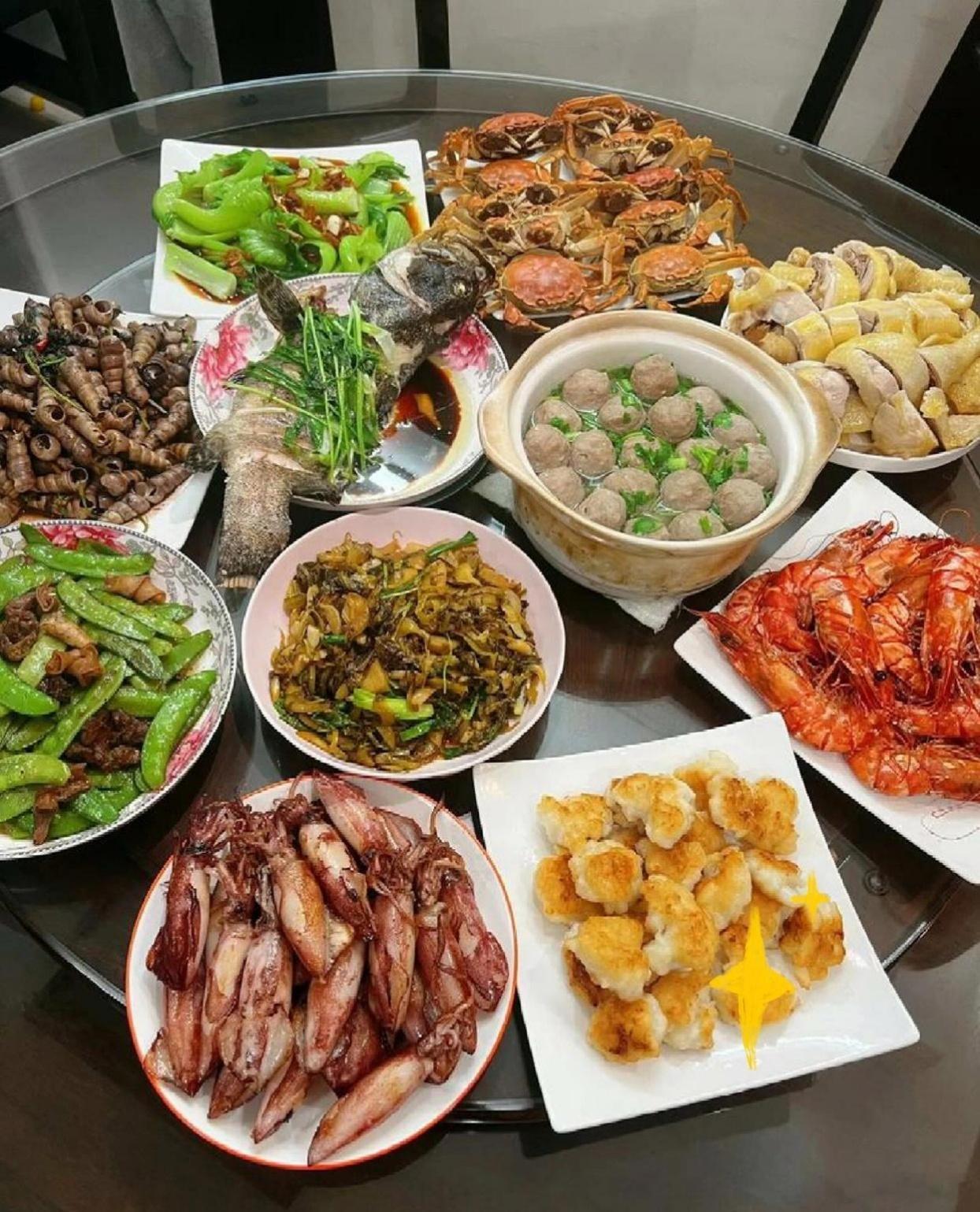 女婿第一次上门，烧这样一桌菜，是不是很满意他？ ​​​