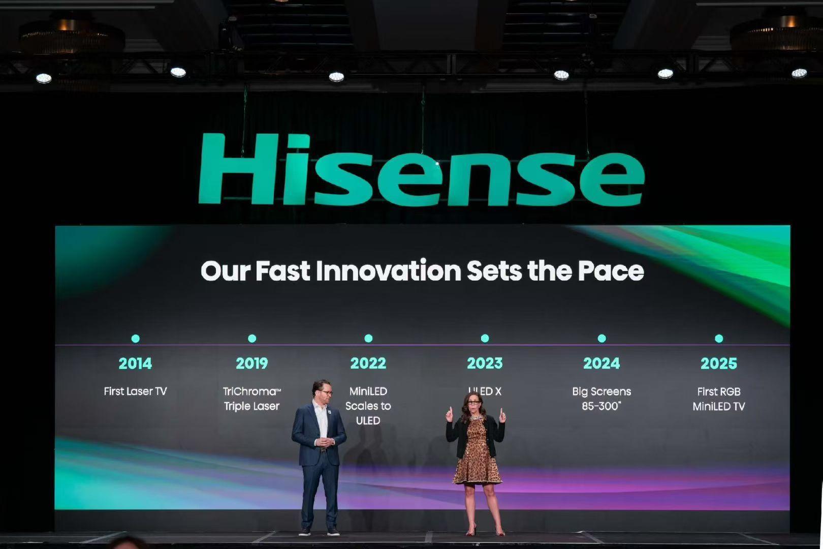 ces2026海信发布RGB-Mini LED evo技术！玲珑四芯真彩背光显示