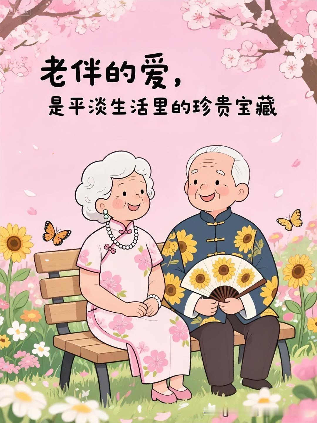 老来伴,幸福感在哪里?[玫瑰]半生相伴，吵不散的牵挂！[祈祷]这人呐，大半辈子过