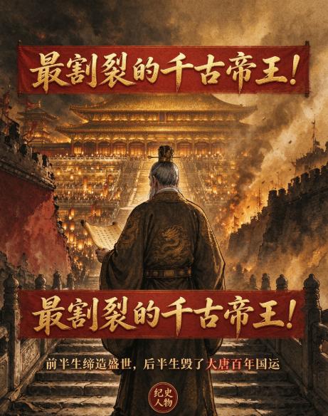 🔥一半明君一半昏君！这位帝王亲手打造大唐顶峰，又亲手毁掉盛世
提起唐玄宗李隆基
