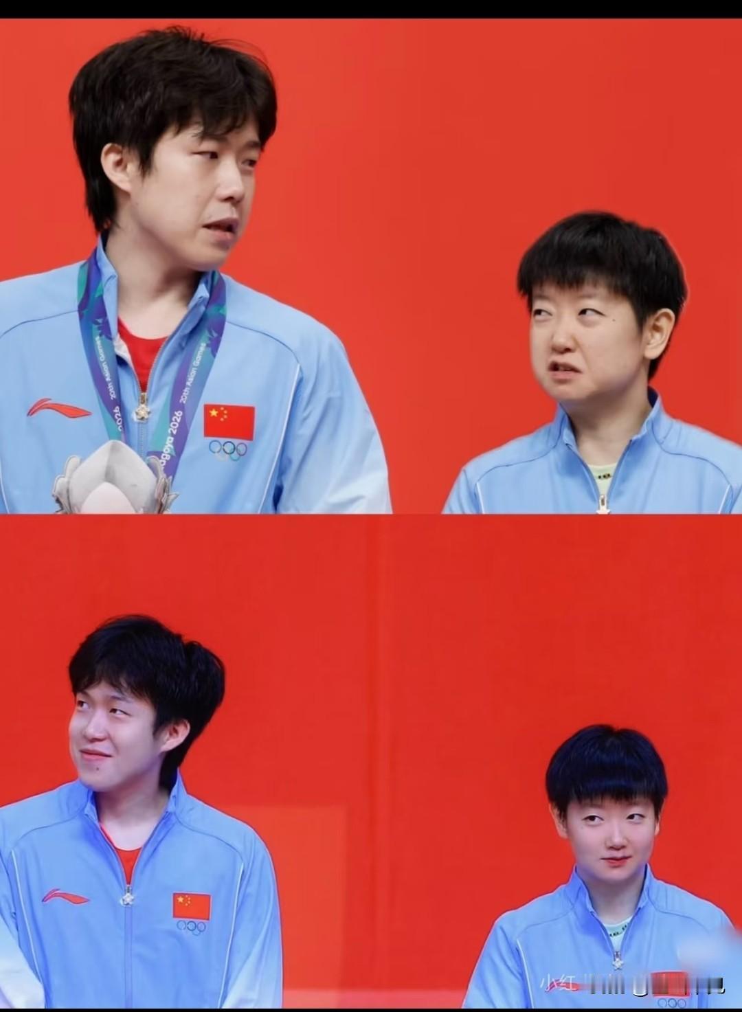 表情丰富的小福将
嫌弃的样子真好笑，五官都快挤一起了。偷偷笑的样子也好看，笑得美