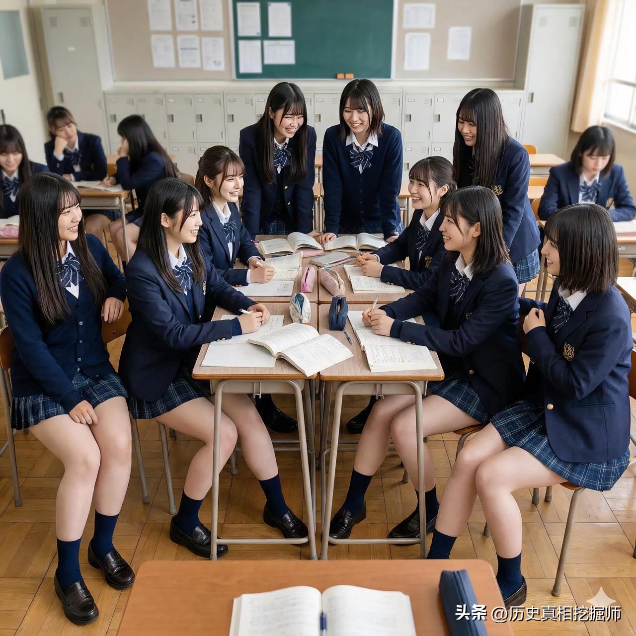 日本女中学生的小短腿儿！