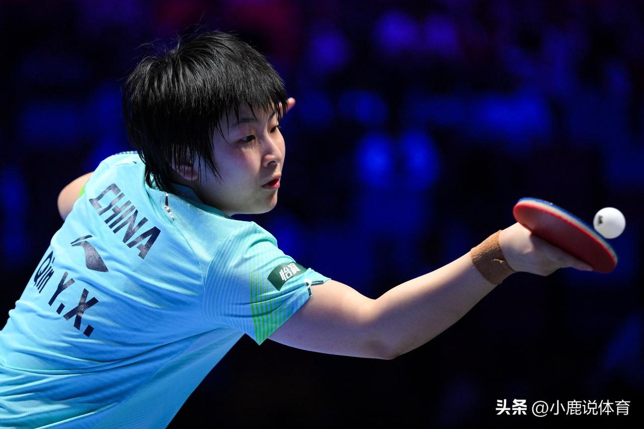 能4-0横扫张本美和，还能拿下早田希娜的覃予萱，居然两次对阵温特只赢了2分！
 