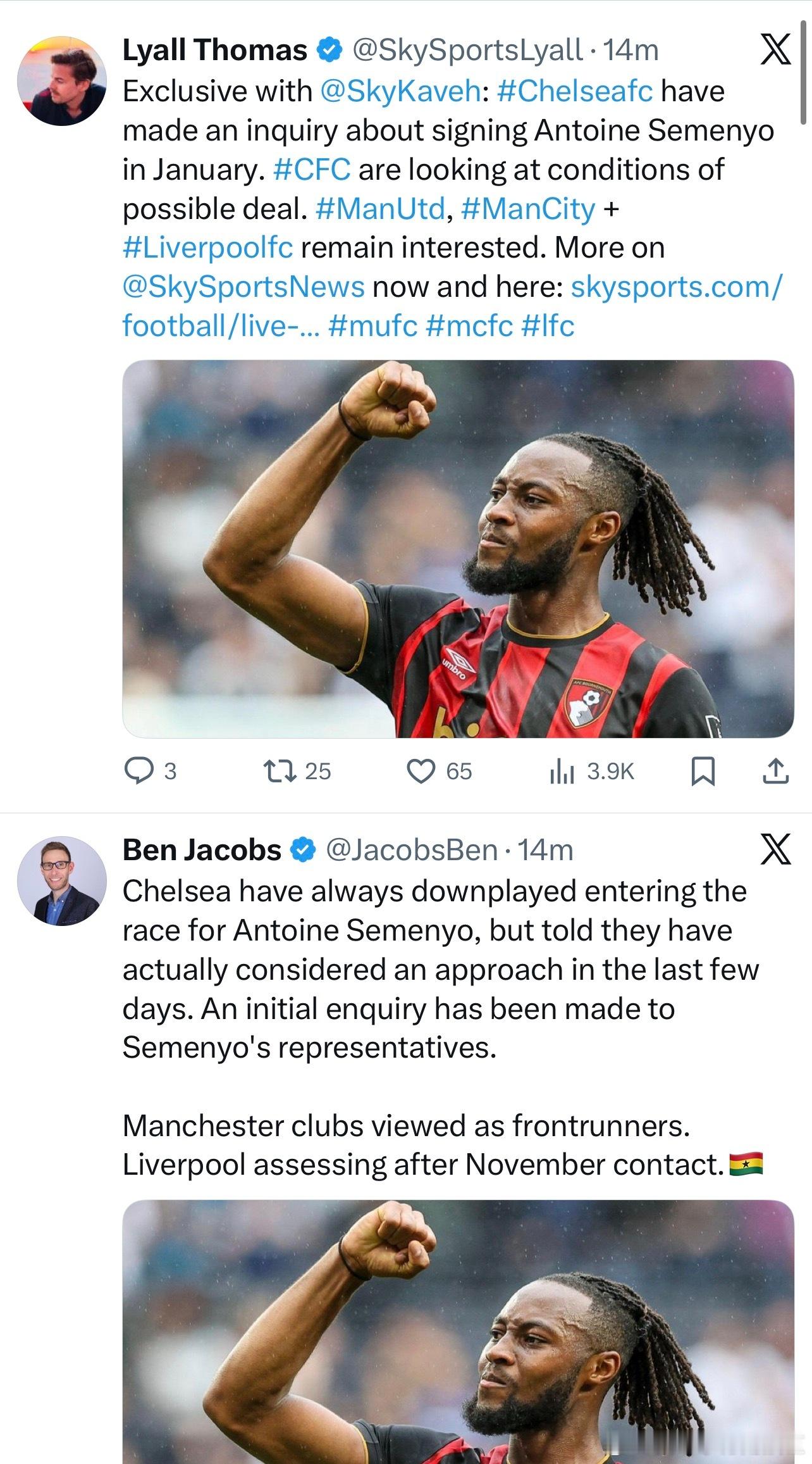 切尔西也上桌了，现在桌子上有四家切尔西曼城曼联利物浦，曼城领跑 