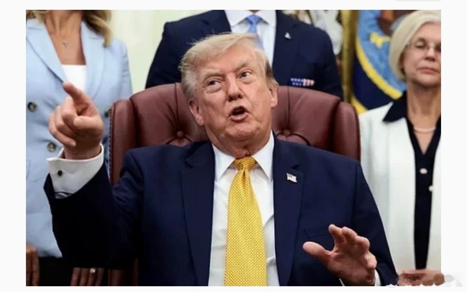 川普大嘴巴高調宣稱美國完全控制荷莫茲海峽 美媒：沒几艘船敢听他的話美國總統川普1