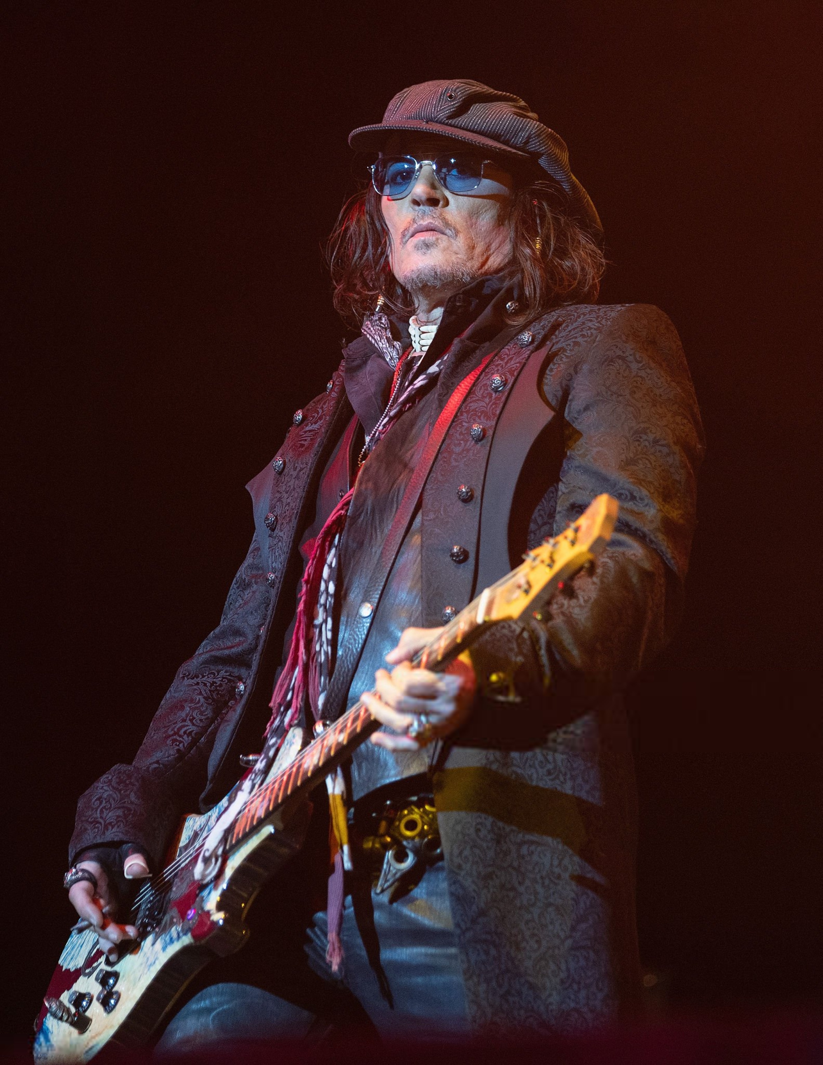 Johnny Depp of Hollywood Vampires perfor