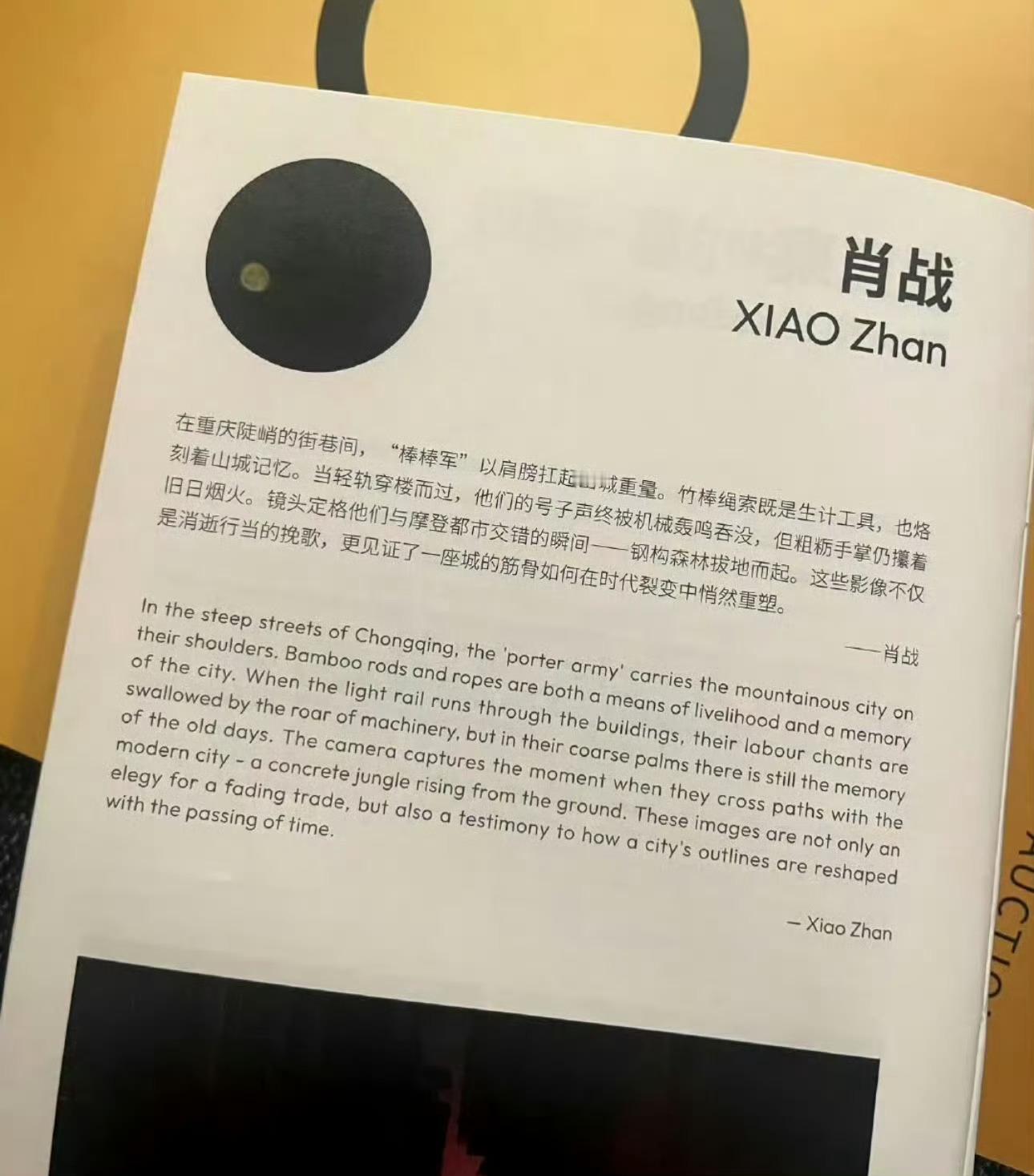 肖战的语言艺术艺术家肖战的文笔 ​​​