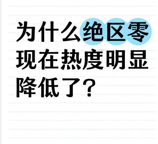 为什么绝区零现在的热度明显降低了？你觉得是什么原因？[思考]#绝区零#​​​#夏