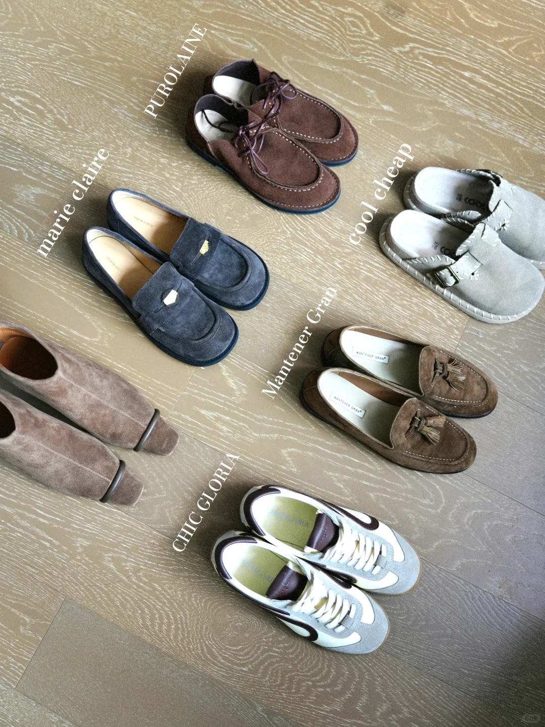 7️⃣双！自带氛围感的绒面鞋子～乐福/勃肯/靴