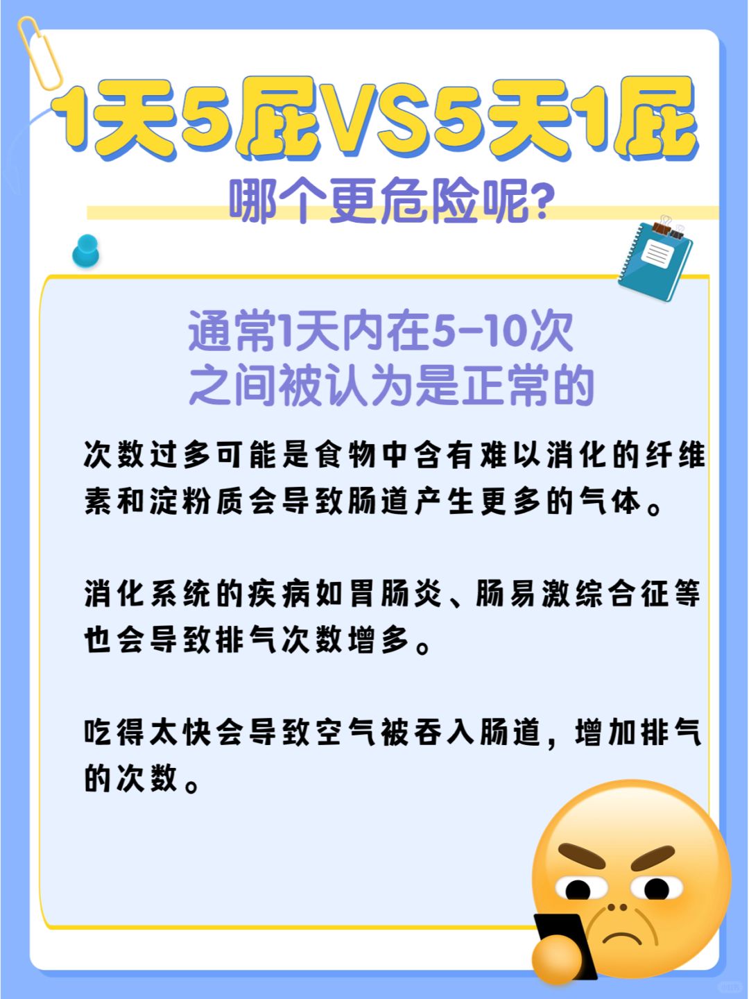 1天5屁VS5天1屁，你是哪种情况？