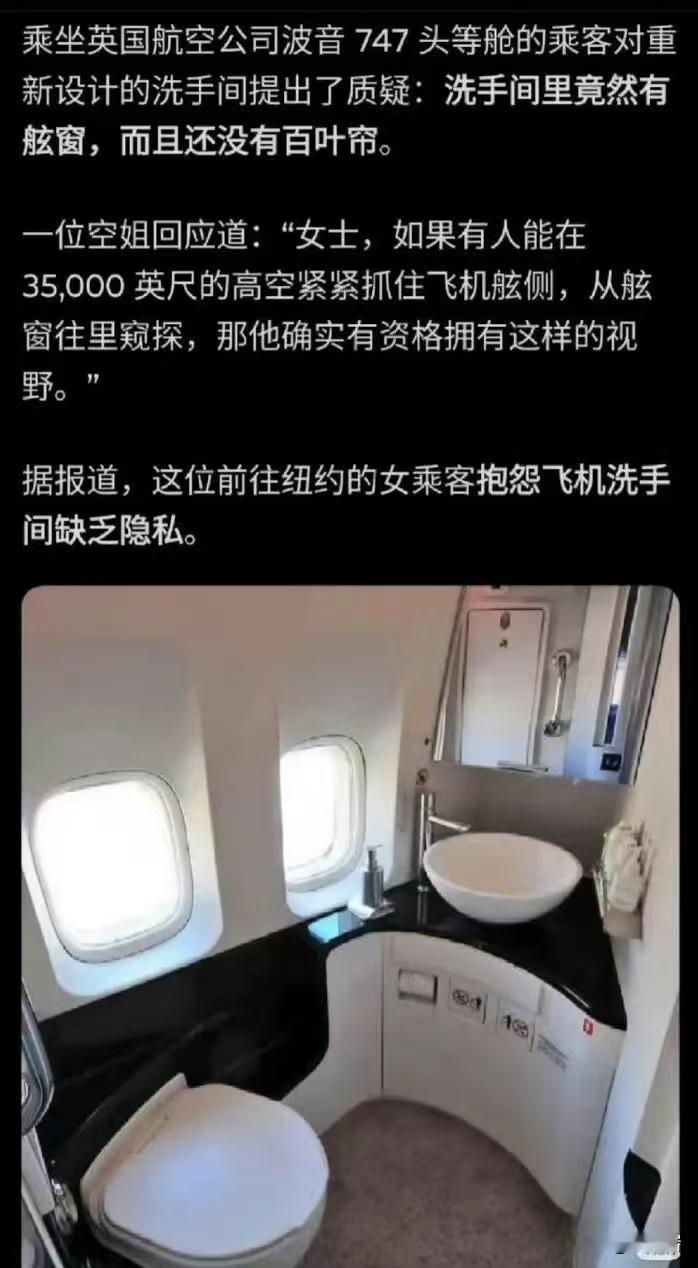 哈哈，小仙女或者老仙女真的是哪个国家都不缺货。
这个空姐真是个怼人的好茬子！！