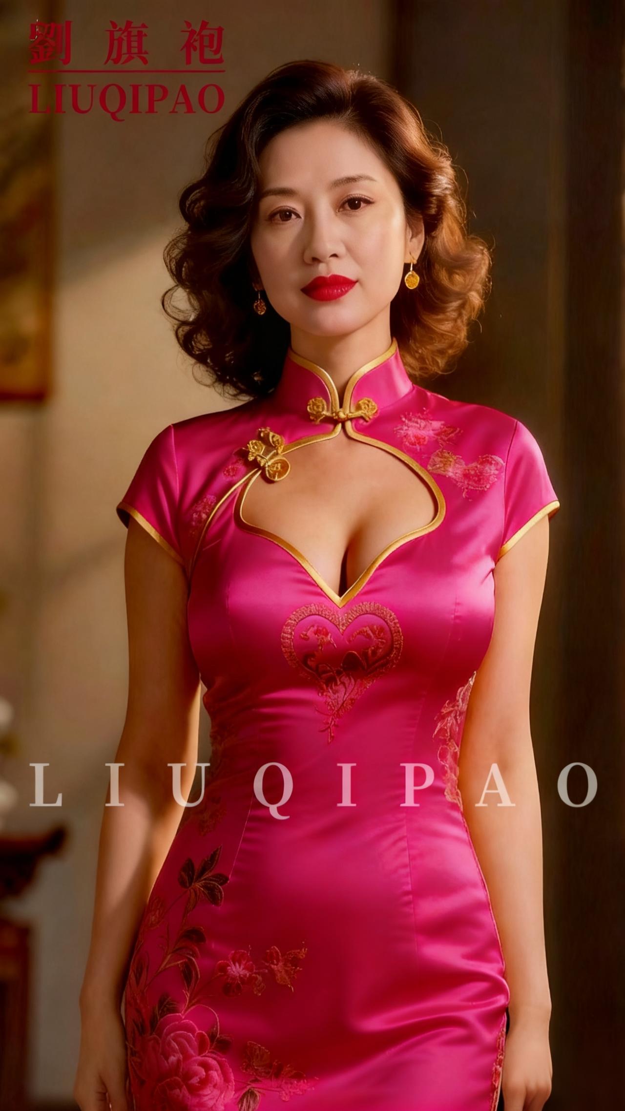 这身旗袍好漂亮，气质满满！