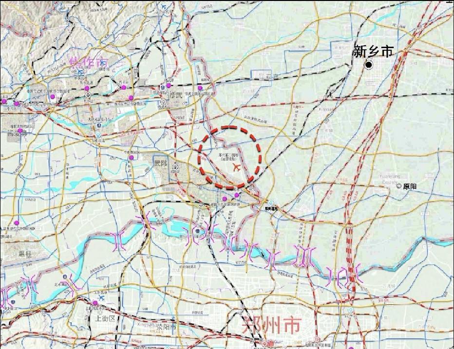 官方标注！郑州第二机场备选地曝光，郑新焦一体化再添关键布局！
 
郑州第二机场的