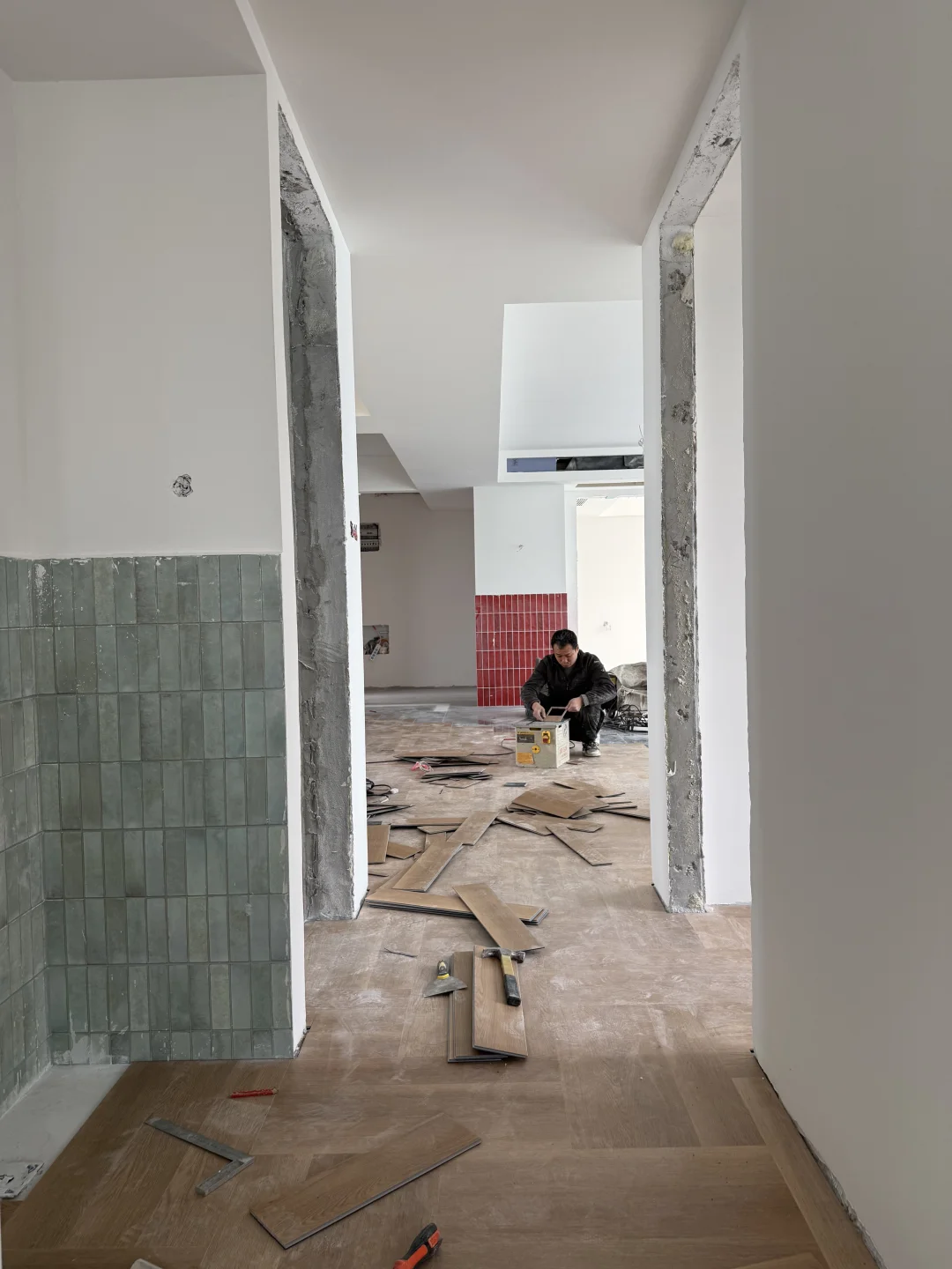 工地随拍～铺Spc现场